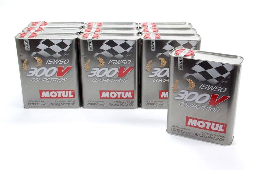 MOTUL 300V Competition 15W-50 2缶セット Amazon.com: Motul USA 300V Competition 15W50 Motor Oil 2 L